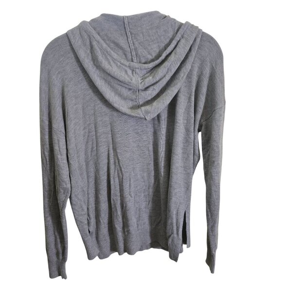 Rachel Zoe Sunday Funday Hooded Sweater Cashmere Blend Football Size S - Picture 3 of 6
